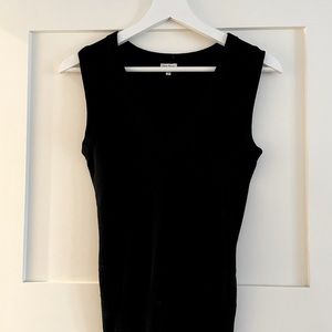 Aritzia | Black Tulula Babaton Knit Cashmere Sweater Vest XXS